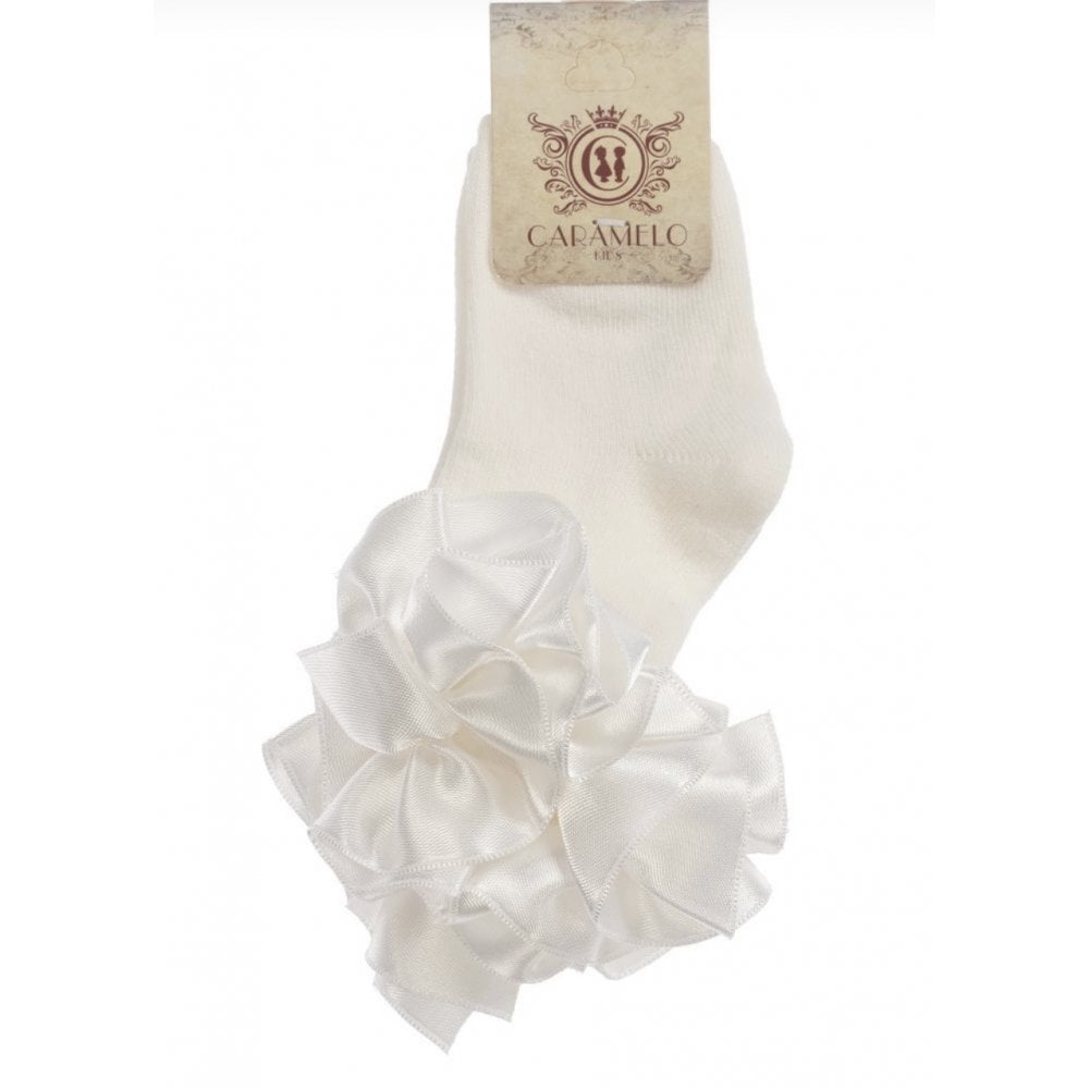 049 Frilly Socks Cream