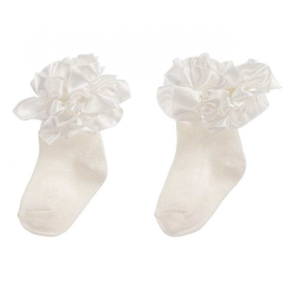 049 Frilly Socks Cream
