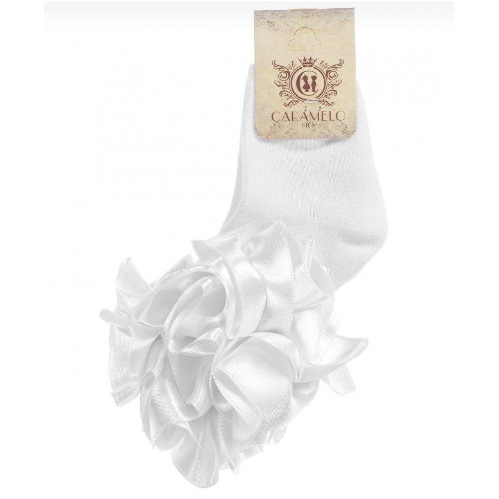 049 Frilly Socks White