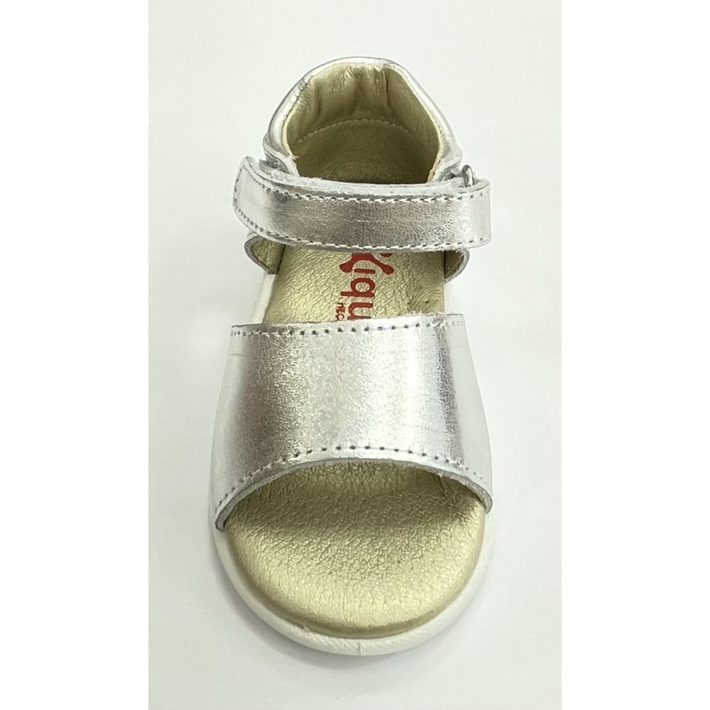 110406 Silver Plain Xiquets Sandals