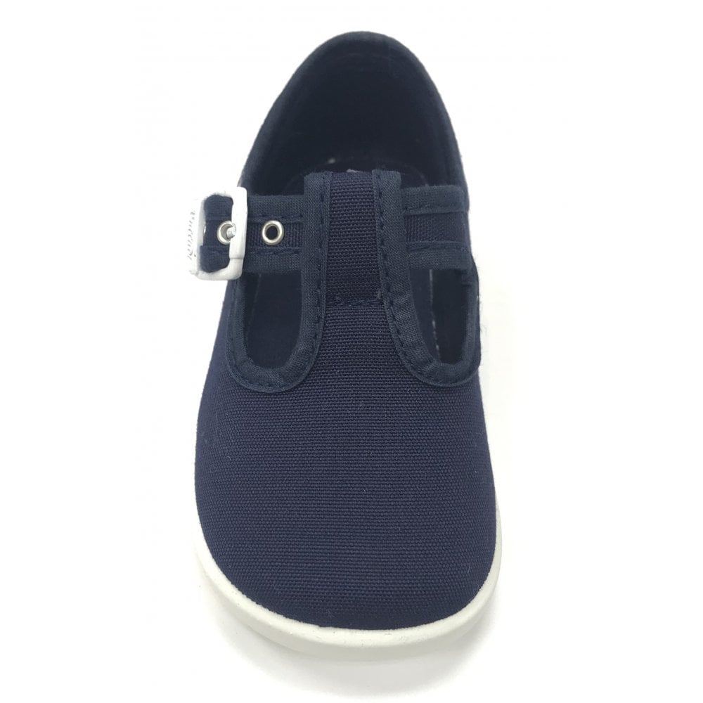 1200 Canvas T-Bar Shoe Navy
