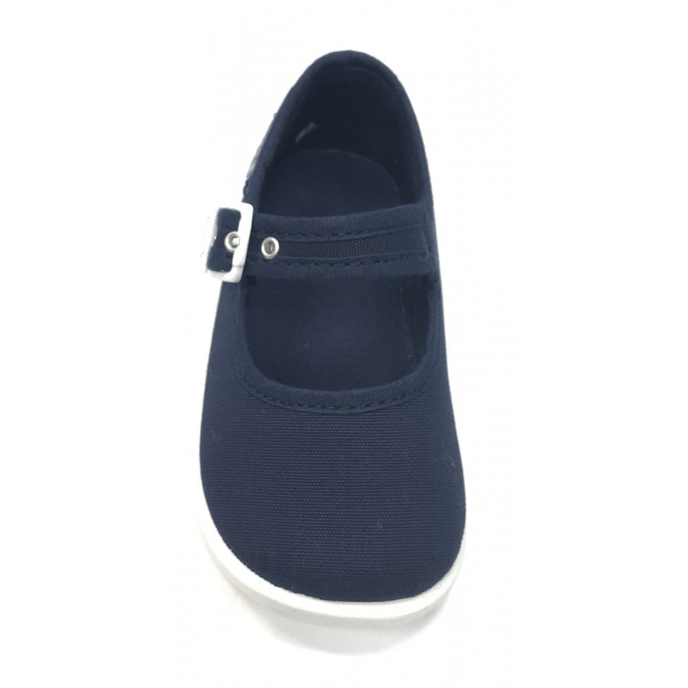 1210 Canvas Mary Jane Shoe Navy