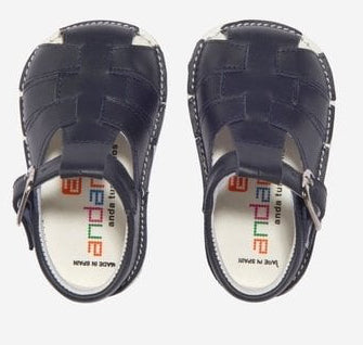 161028 Navy Andanines Sandals