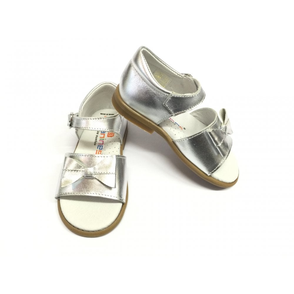 171834 Silver Bow Sandal