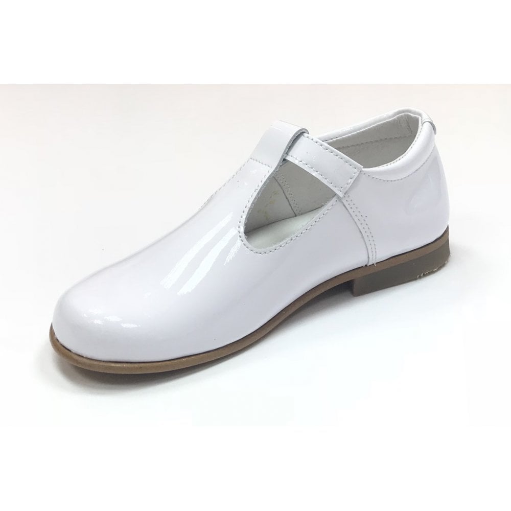 182865 White Patent T-Bar