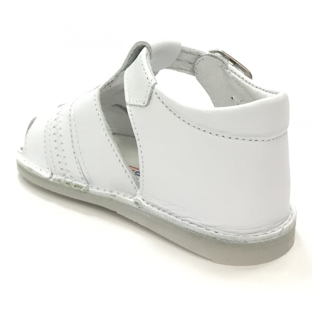 191033 Leather Sandals White