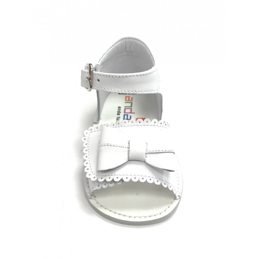 191814 Sandal White Leather
