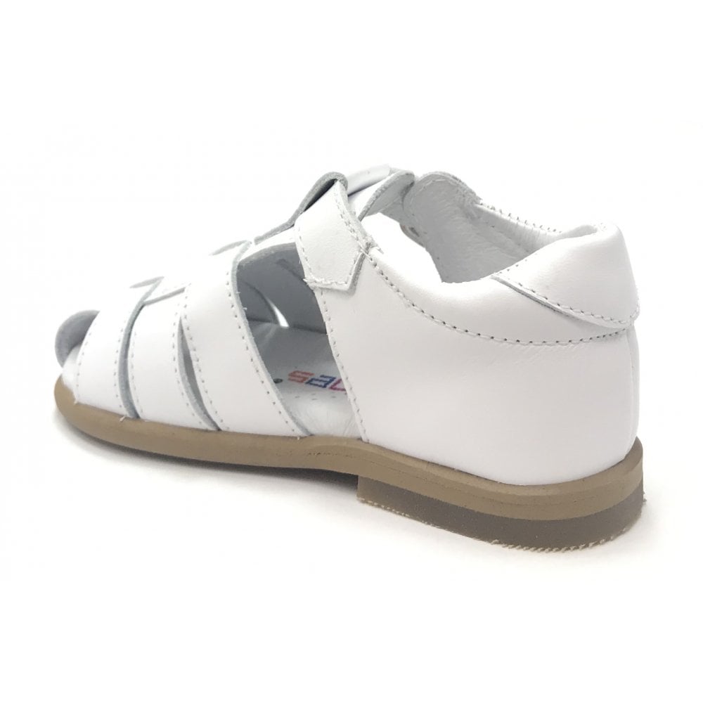 191870 Leather Sandal White