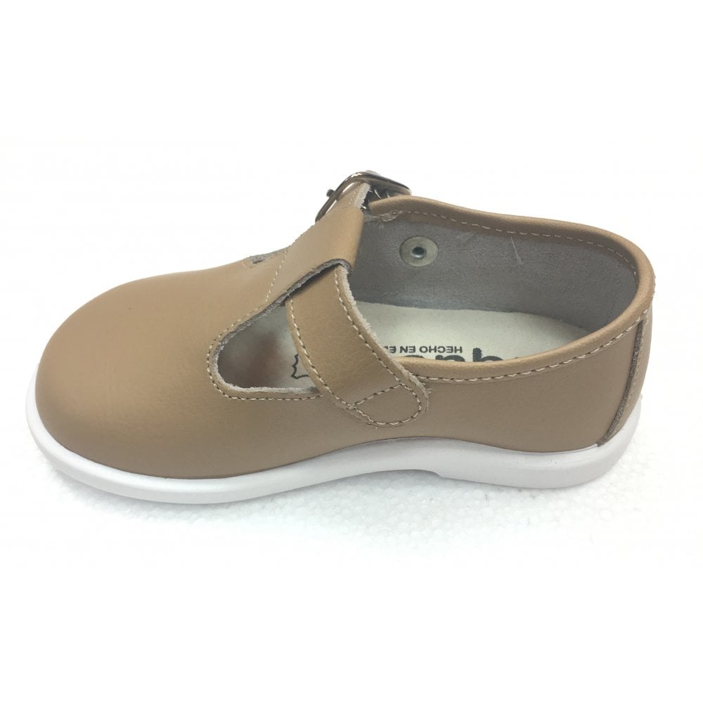 20200 Leather T-Bar Camel