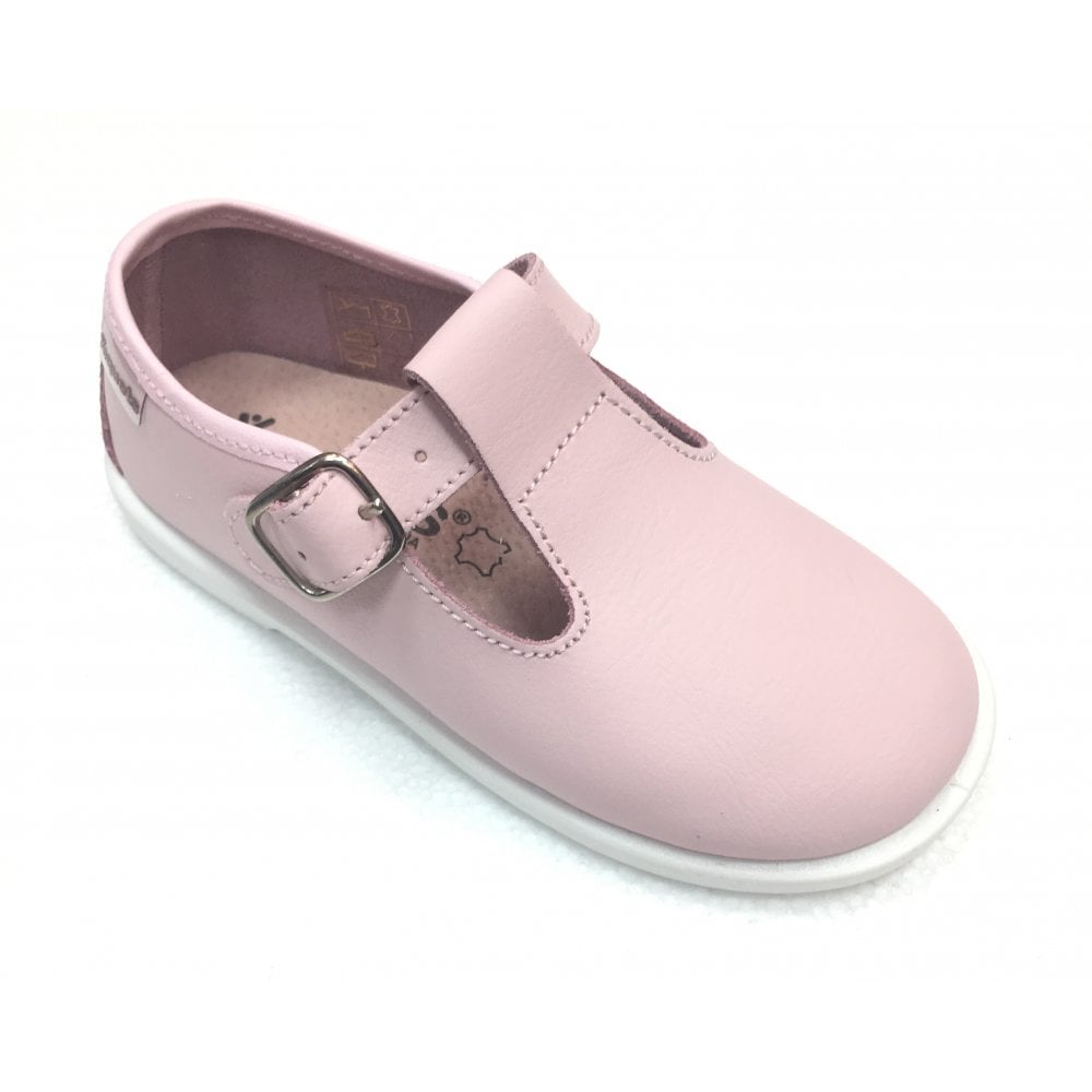 20200 Leather T-bar Pink