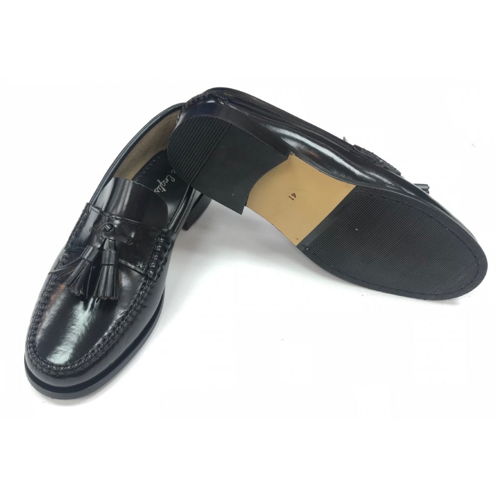 4432 Tassel Loafer Black High Shine