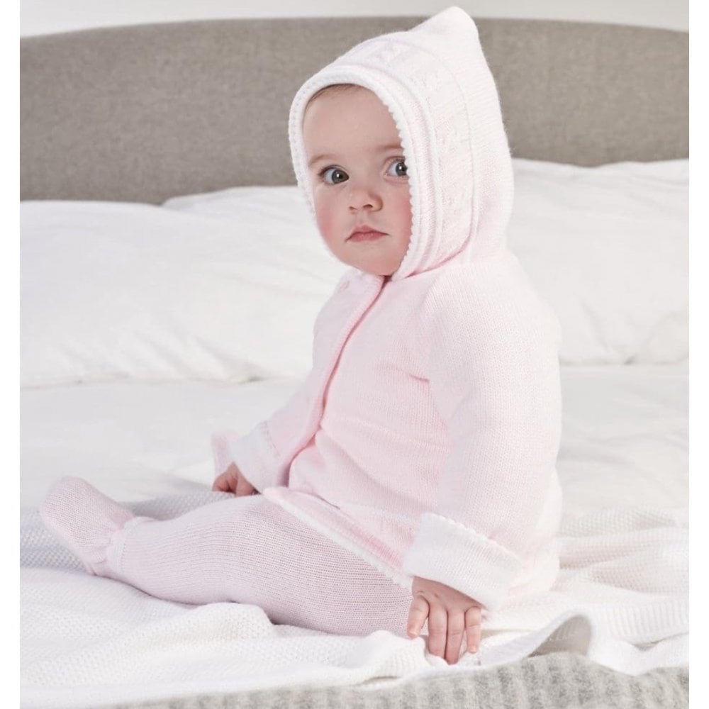 A1570 Pink Knitted Jacket