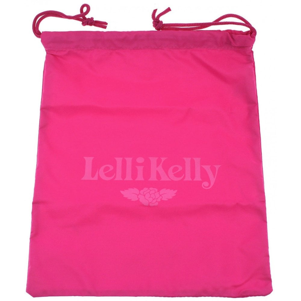 LK8199 Lily Black Patent Bow Plimsole