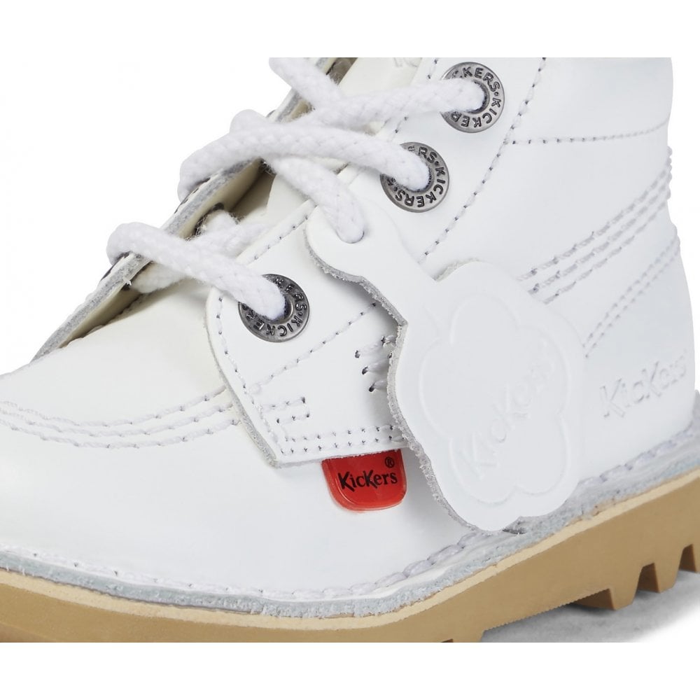 Kick Hi I White Leather