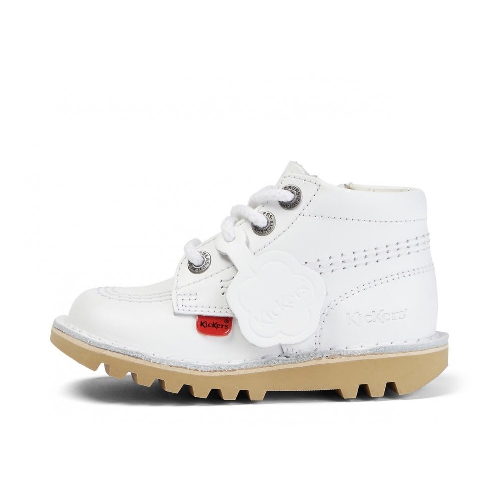 Kick Hi I White Leather