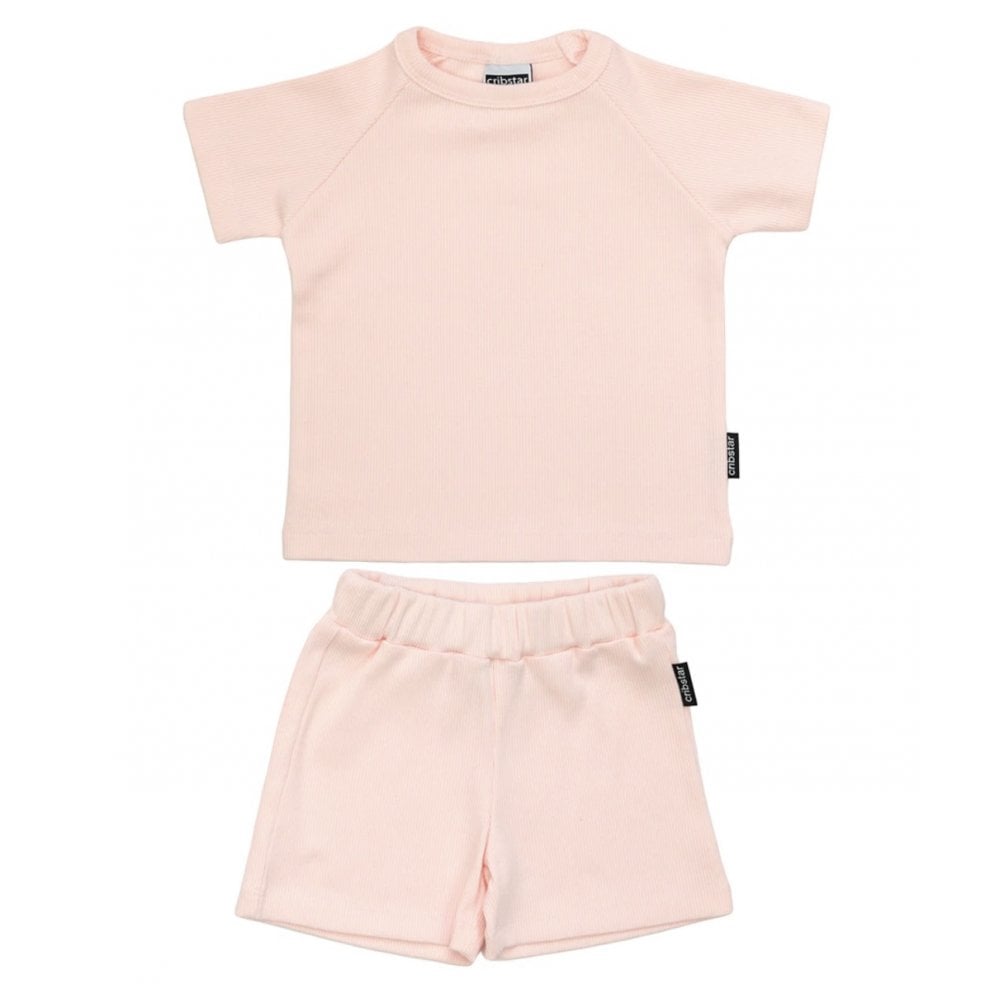 Cribstar Short Set Peach Pink