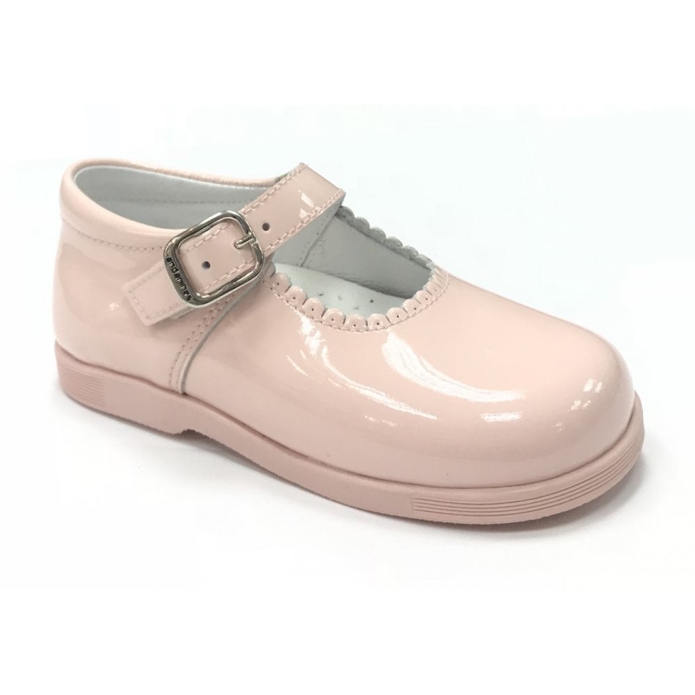Y97401 Andanines Buckle Mary Jane Shoe Pink Patent