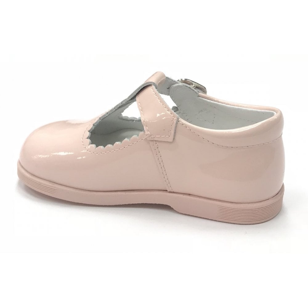 Y97411 Andanines Buckle T-Bar Shoe Pink Patent