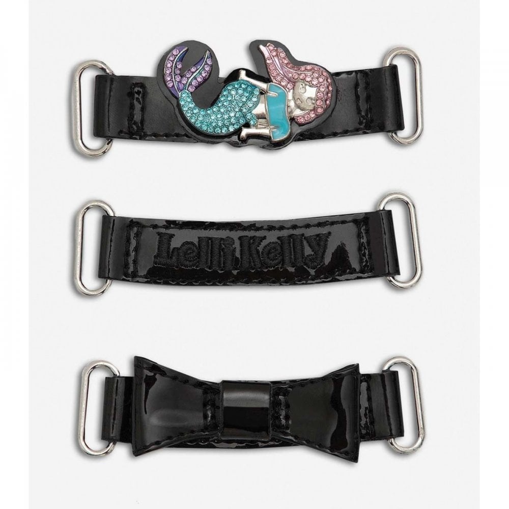 LKSI8101 Maribella Mermaid School Shoe F Fit Black Patent