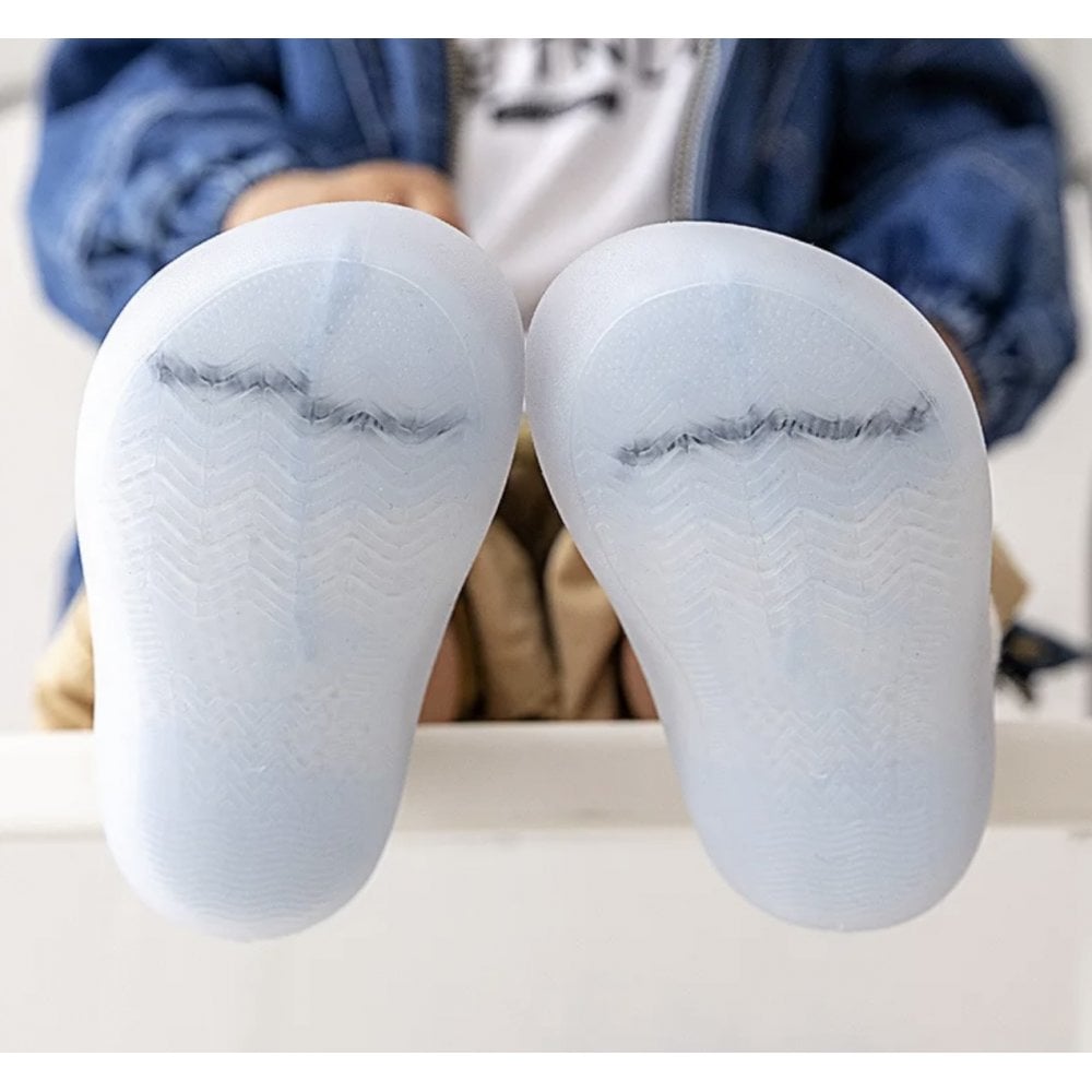 Rubbered Sole Baby Swim Shoes Blue