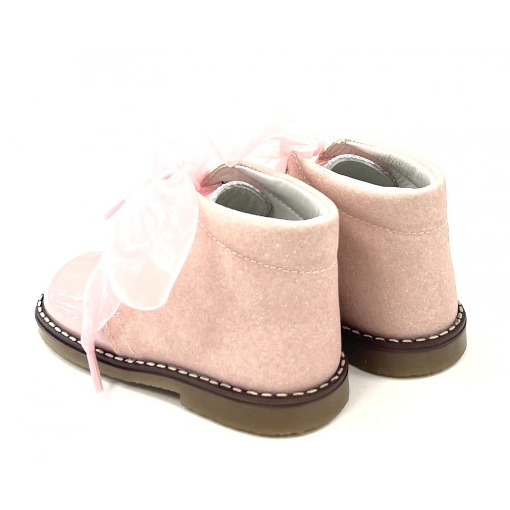 202845 Patent/Glitter Boot Pink