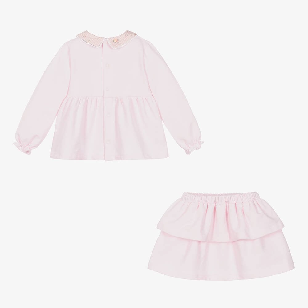 63931 Older Girls Ruffle Skirt & Top Set