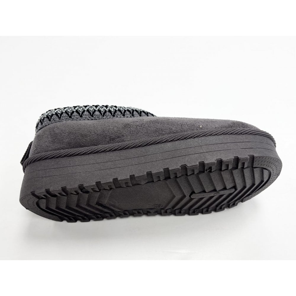 Indiya Faux Fur Mule Grey