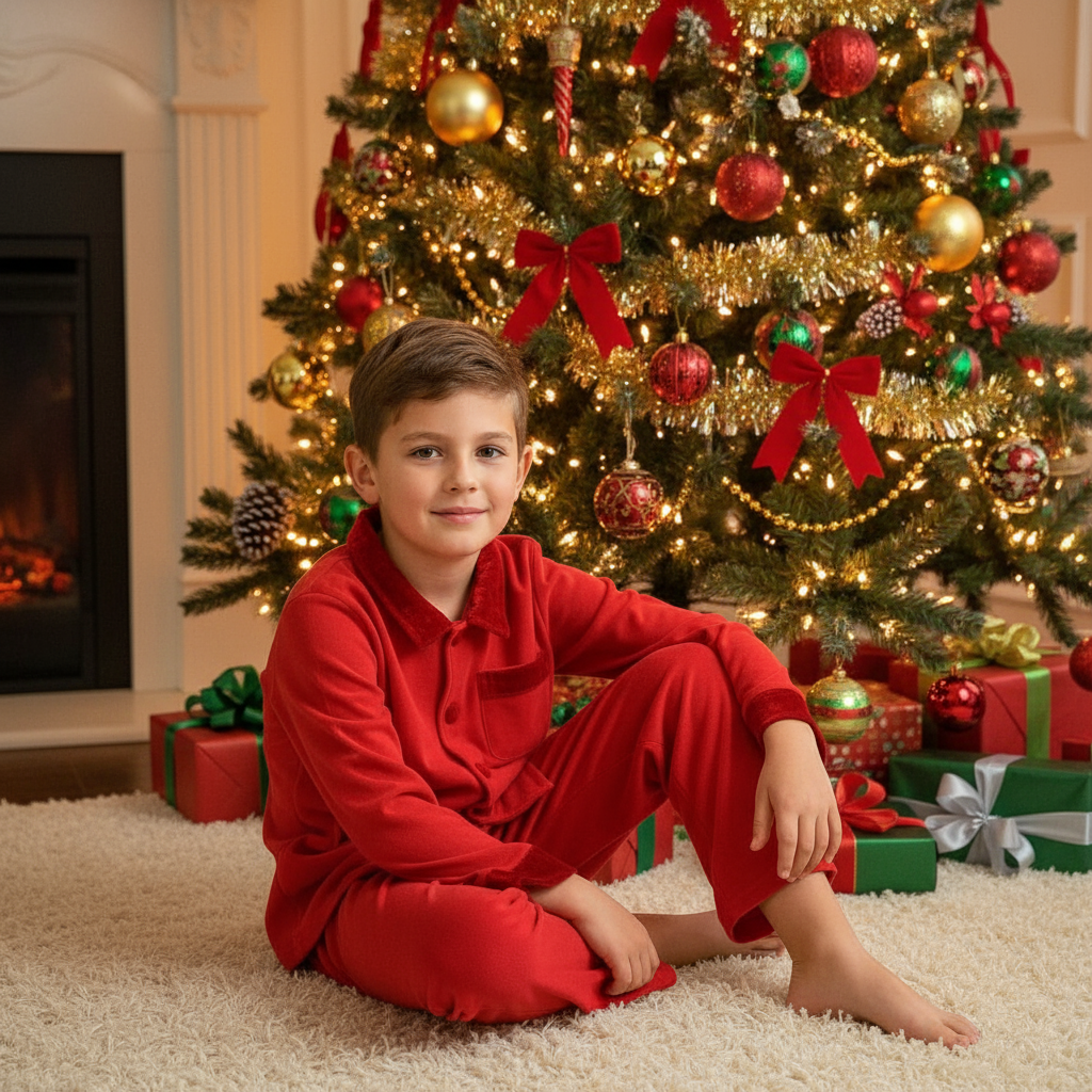 Red Velvet Christmas Pyjamas