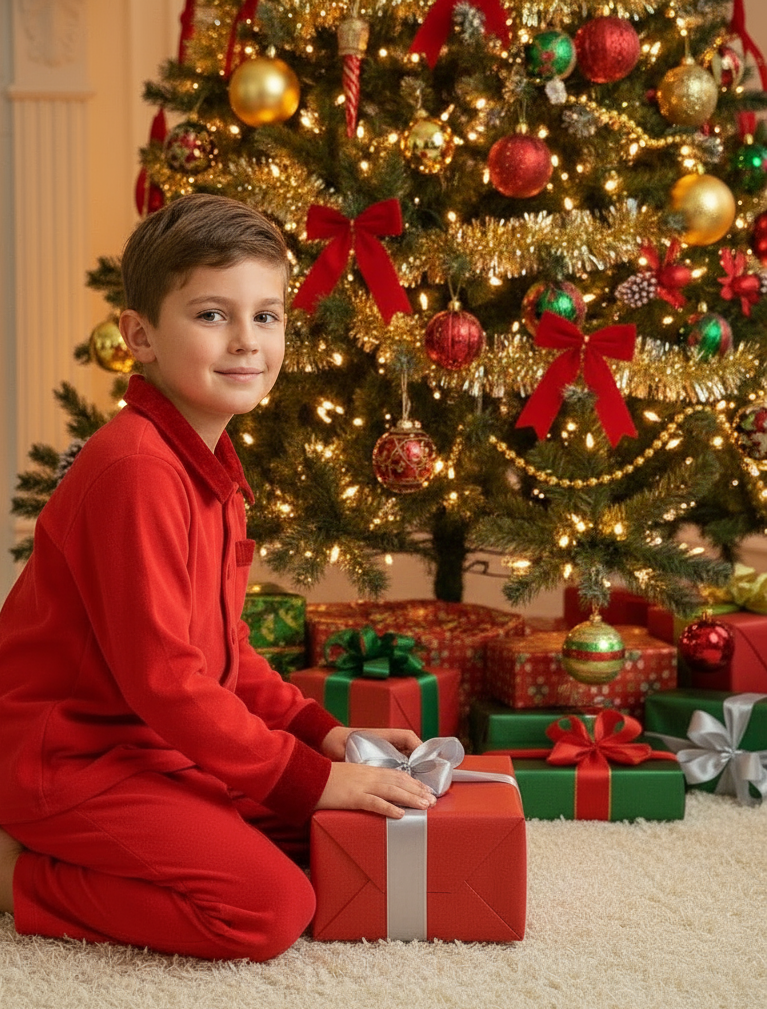 Red Velvet Christmas Pyjamas