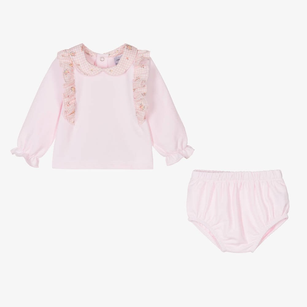 43931 Baby Girls Pink Bloomer Set