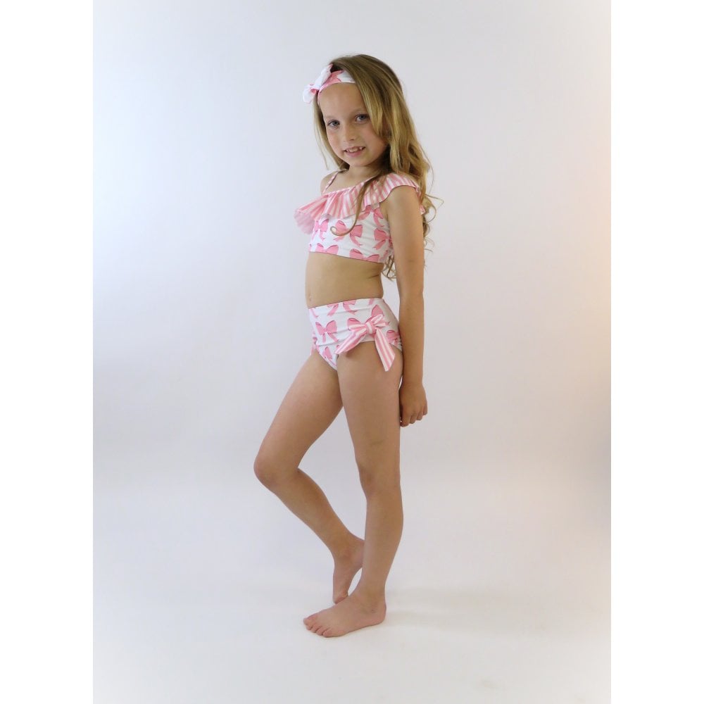 Beau Girls Frilly Bow Bikini