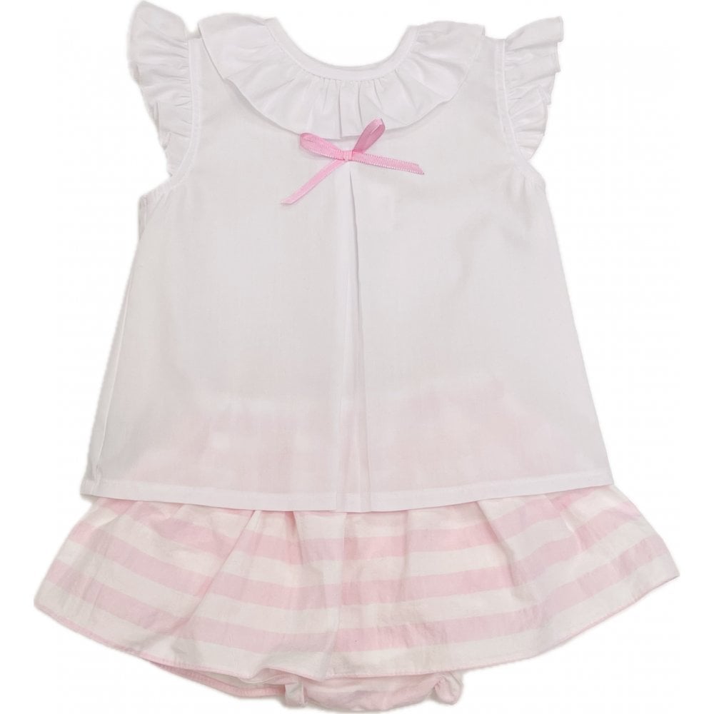 24022 Baby Girls Shirt with Knicker Set