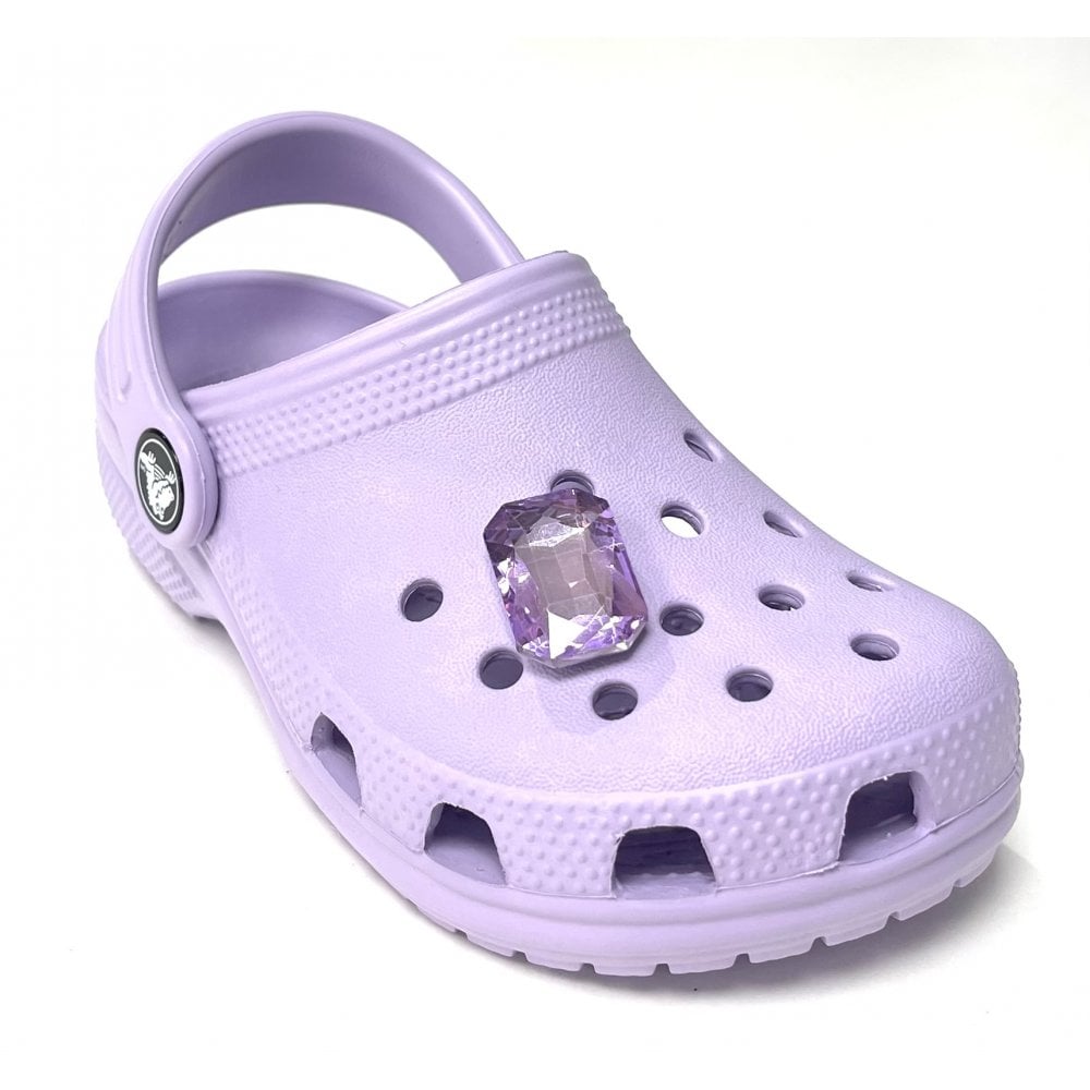 Crocs Charms Purple Jewel Oblong