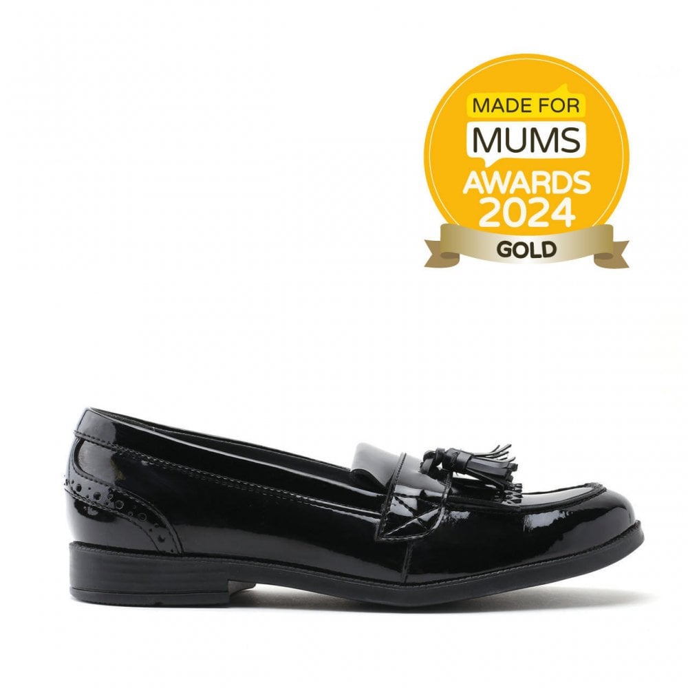 Startrite Sketch F Fit Black Patent Loafer