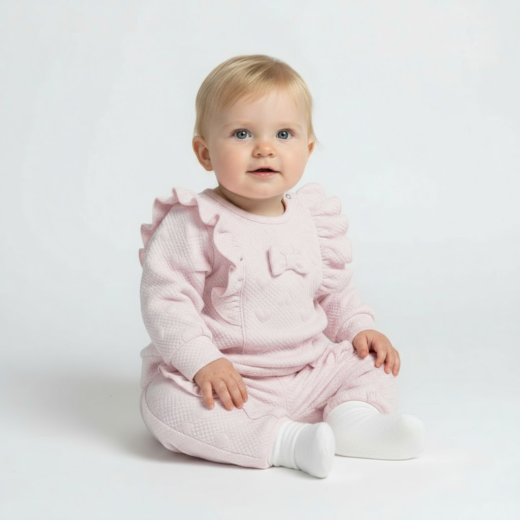 MB6145 Mintini Girls Frilly Tracksuit Set