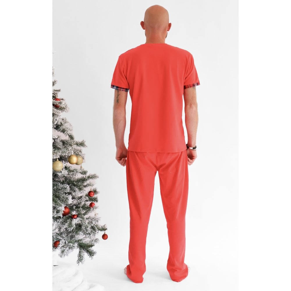 Christmas Pyjamas Men's Red Tartan