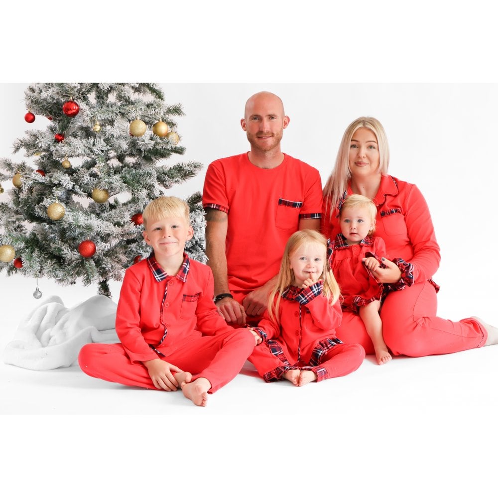 Christmas Pyjamas Men's Red Tartan