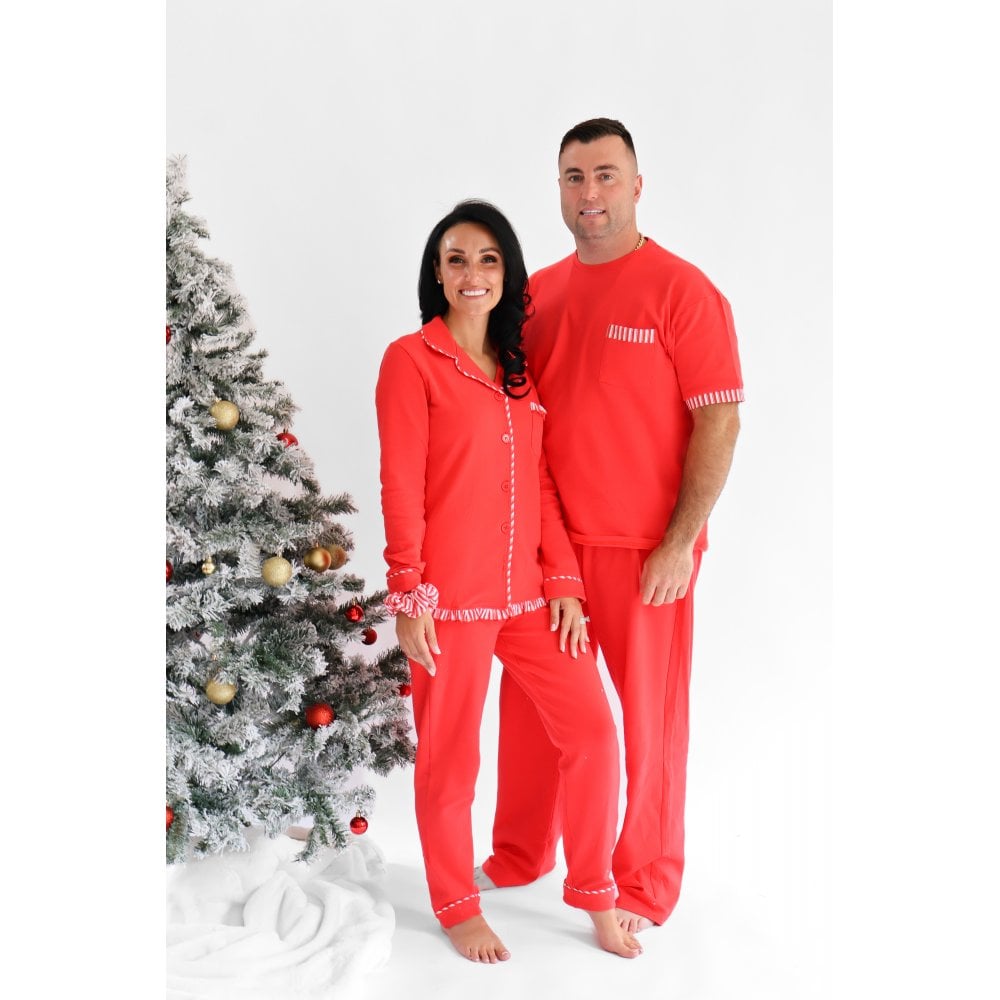 Christmas Pyjamas Men's Red Stripe