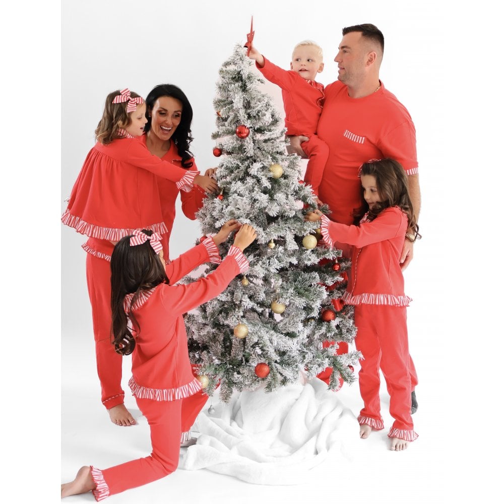 Christmas Pyjamas Men's Red Stripe