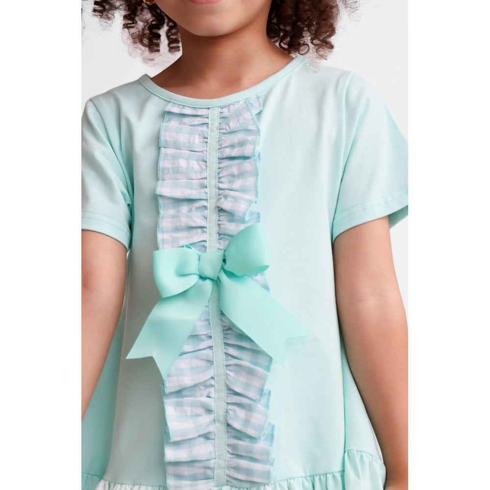 Larosa Girls Frilly 3 Piece Tracksuit Set Mint