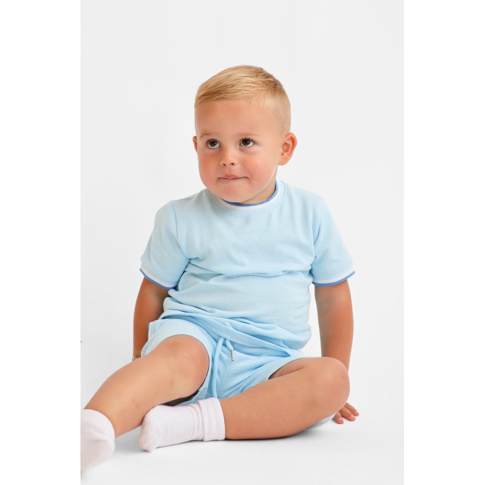 Monty Boys Smart T-Shirt & Shorts Set Blue