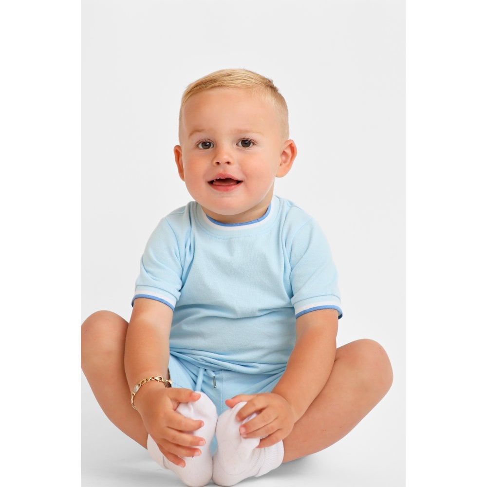 Monty Boys Smart T-Shirt & Shorts Set Blue