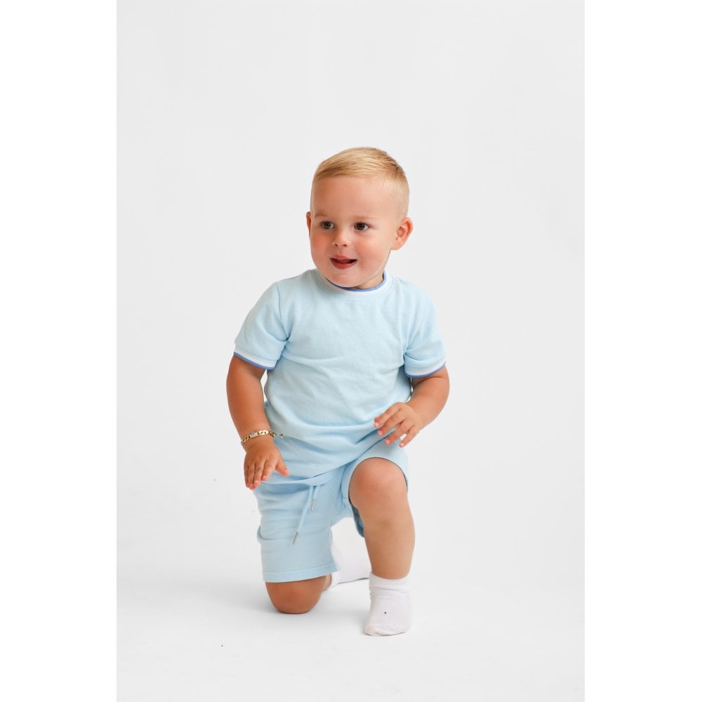 Monty Boys Smart T-Shirt & Shorts Set Blue