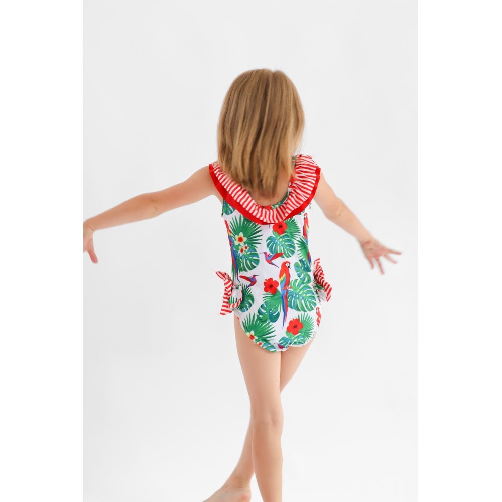 Moana Parrot Swimsuit Red