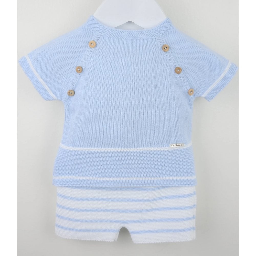 Casper Shorts Suit Blue