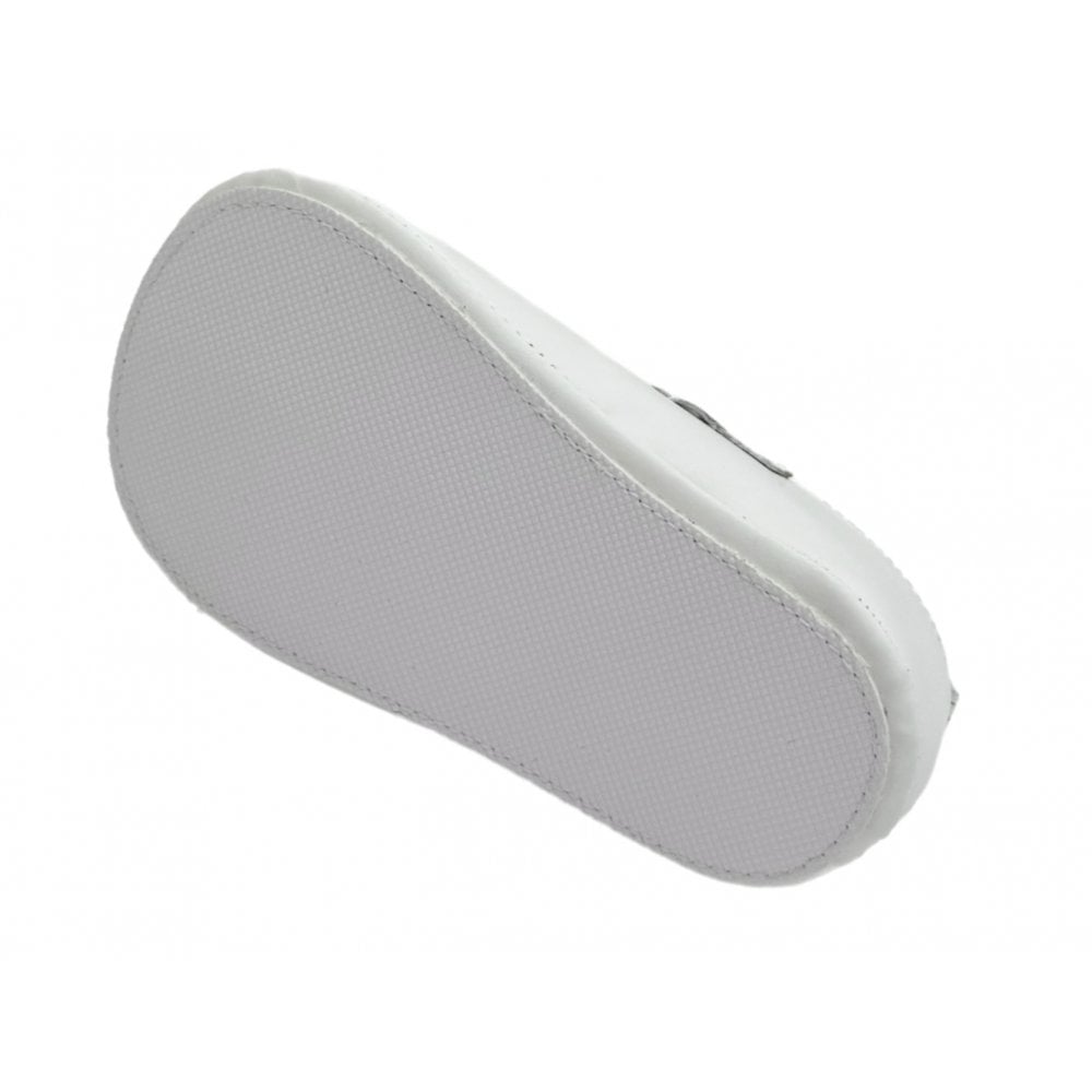 172901 Mary Jane Pram Shoe White Leather