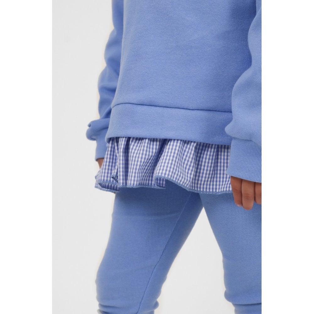 Orla Girls Ribbed Jumper & Legging Set Blue
