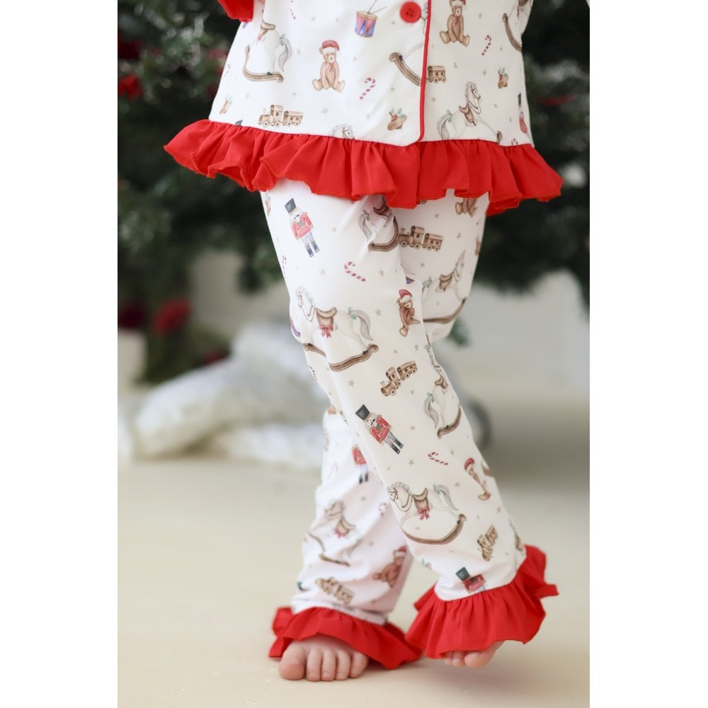 Christmas Traditional Print Girls Pyjamas