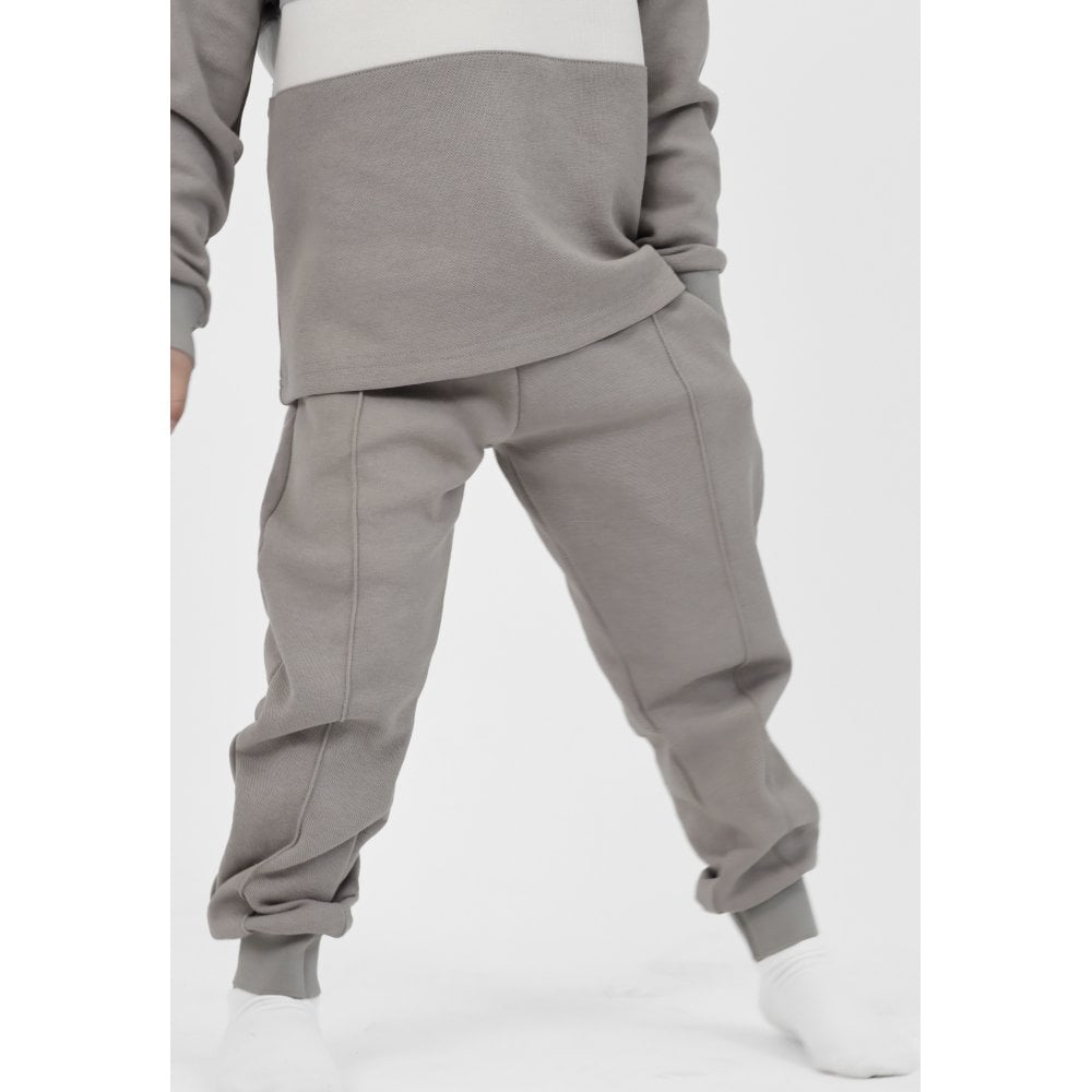Liam Boys Plain Grey Tracksuit Set