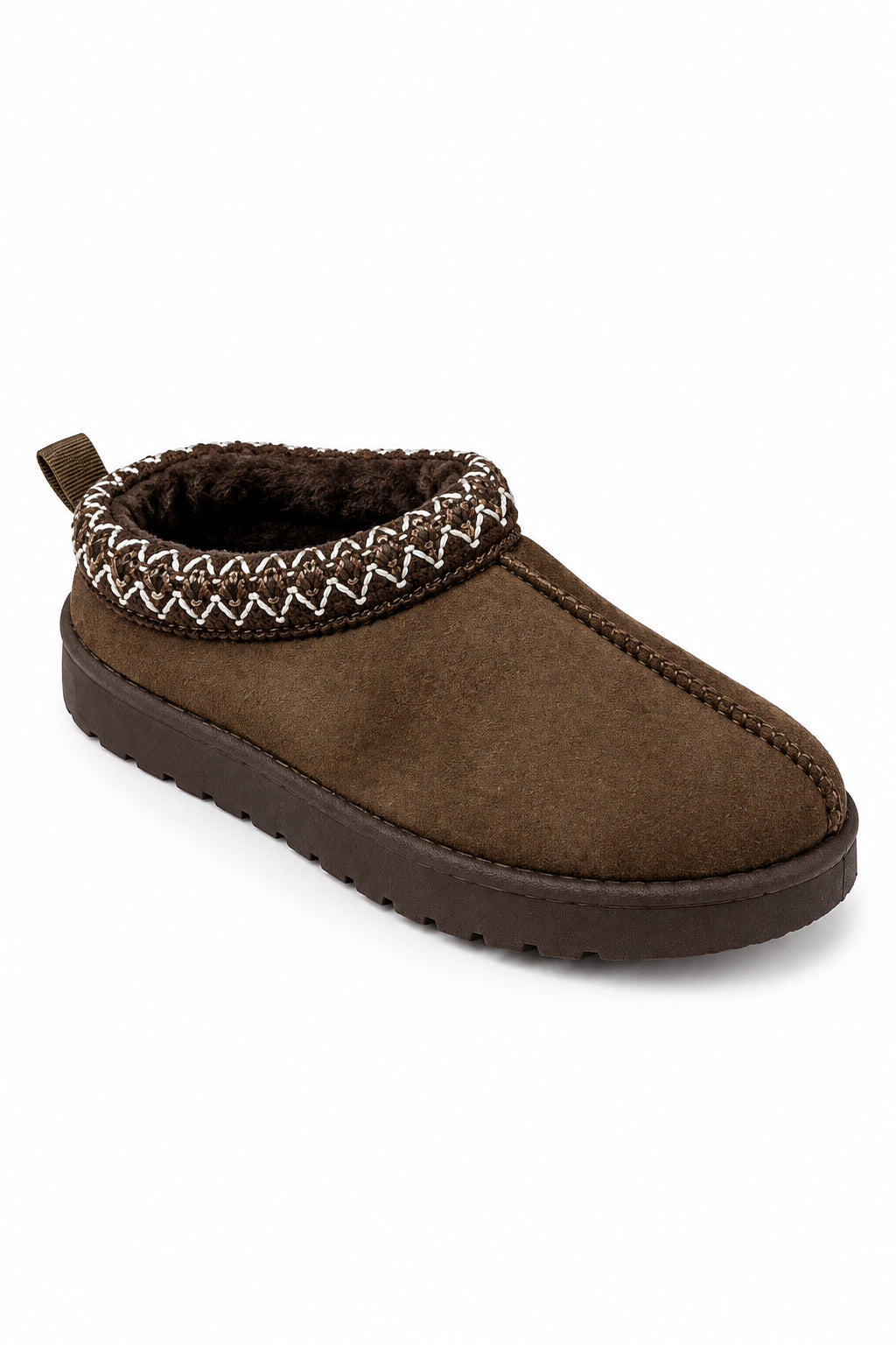 Indiya Faux Fur Mule Brown